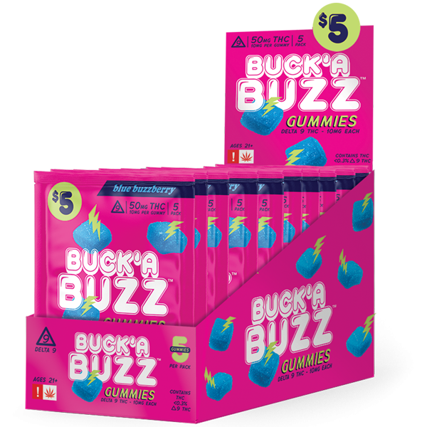 Buck'A Buzz wholesaler Delta 9 THC gummies for retailers